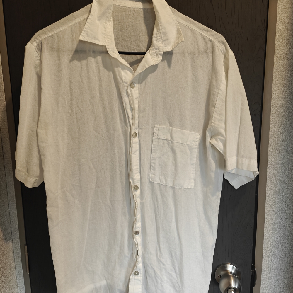 White Button-Up Shirt